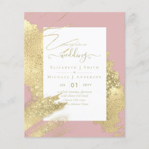 Flyer CONVITES ORÇAMENTAIS À BASE DE LÂMINAS Douradas