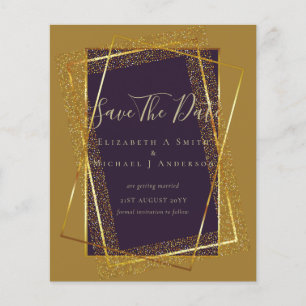 Flyer CONVITES ORÇAMENTAIS À BASE DE LÂMINAS Douradas