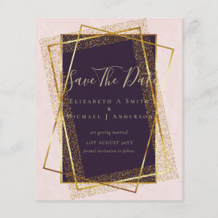 Flyer CONVITES ORÇAMENTAIS À BASE DE LÂMINAS Douradas