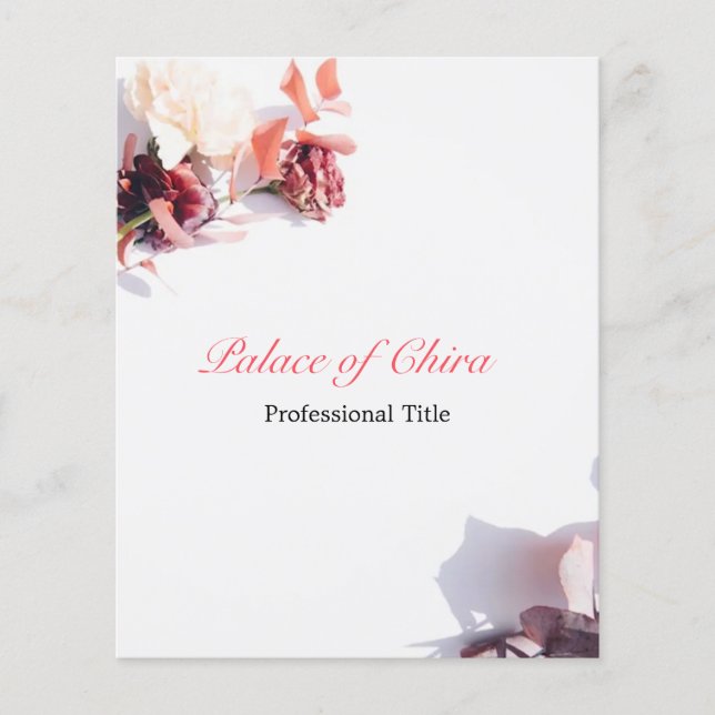 Flyer Cor-de-rosa (Frente)