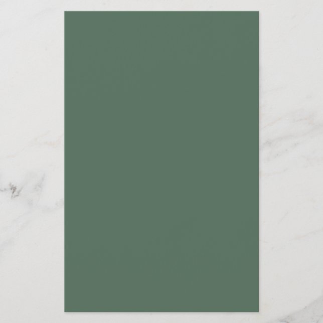 Flyer Cor Sólida Verde Eucalyptus Dusty (Frente)