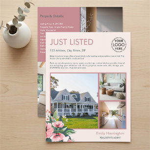 Flyer Coradora Listagem Rosa Agente Imobiliário