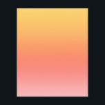 Flyer Cores simples - Amarelo a Rosa Mistura<br><div class="desc">Fundo amarelo, laranja, vermelho e rosa colorido.</div>