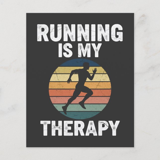 Flyer Correr É Minha Terapia (Frente)