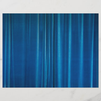 Flyer Cortinas azuis
