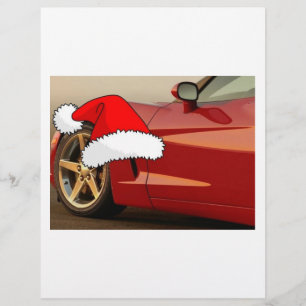 Flyer Corvette Vermelho Natal