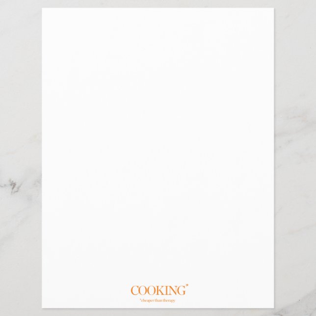 Flyer Cozinhar Mais Barato Que A Terapêutica (Frente)