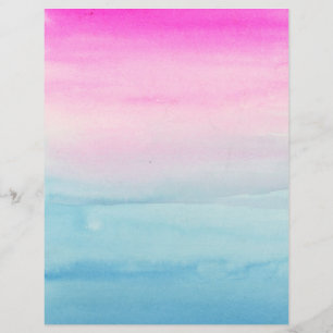 Flyer Criar seu próprio Ombre cor-de-rosa e azul