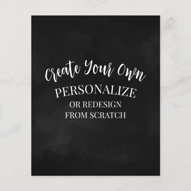 Flyer Criar um personalizado (Frente)