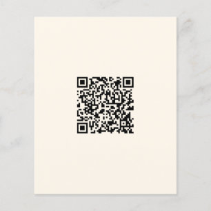 Flyer Crie Instantaneamente um Código QR   Branco Esmaec