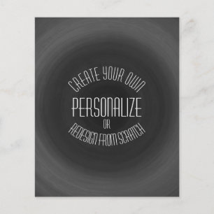 Flyer Crie seu próprio design - personalizado