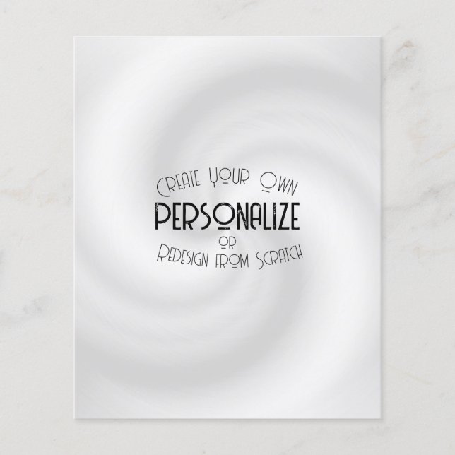 Flyer Crie seu próprio design personalizado (Frente)