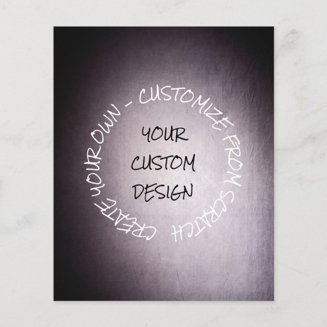 Flyer Crie seu próprio personalizado completamente (Frente)