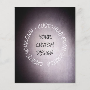 Flyer Crie seu próprio personalizado completamente