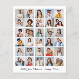 Flyer Crie sua própria colagem de fotos 30 adicione sua 