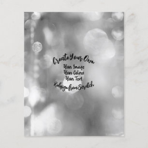 Flyer Crie sua própria cor/Design personalizada