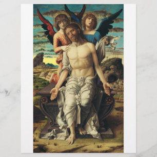 Flyer Cristo como o Redentor por Andrea Mantegna