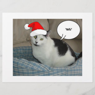 Flyer Cristóvão Preto e Branco de Natal