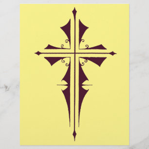 Flyer Cruz Cristã Roxa