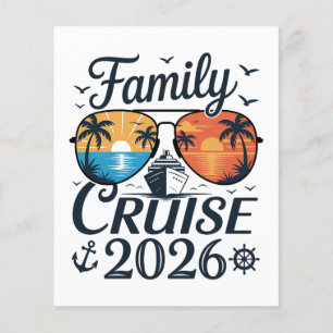 Flyer Cruzeiro em Família 2026 Férias de Verão