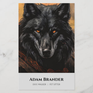 Flyer Cuidador de animais Passiante