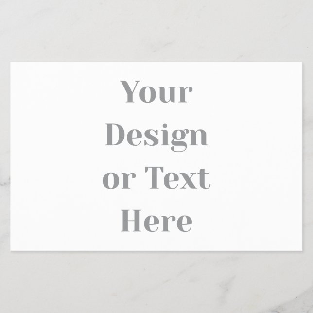Flyer Customizable Your Design or Text Here Personalized (Frente)