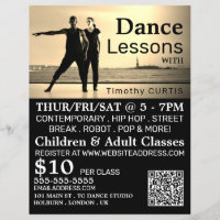 Dançarinos no Palco, Dance Lesson Advertising