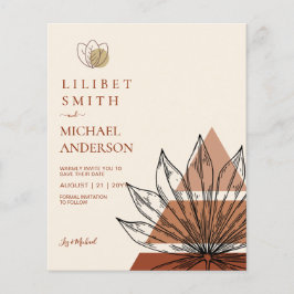 Flyer Data de salvamento das linhas de Abstrato japonês