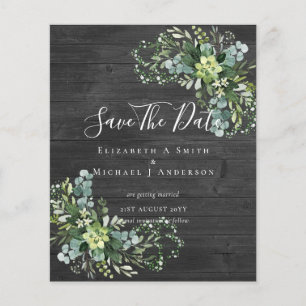 Flyer Datas de Salvamento de Fotos CHEAP Eucalyptus Deix