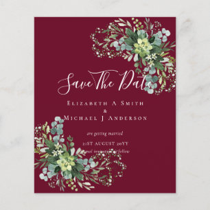 Flyer Datas de Salvamento de Fotos CHEAP Eucalyptus Deix