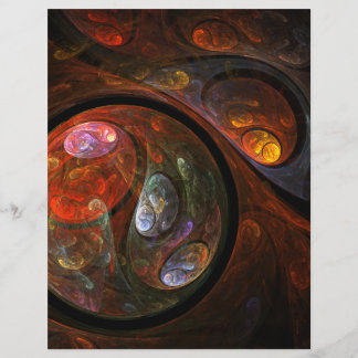 Flyer de Abstrato de Conexão Fluid