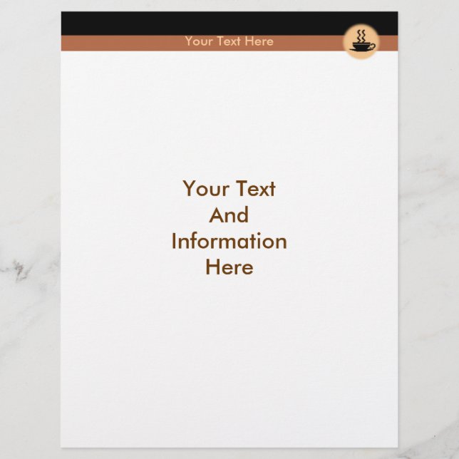 Flyer de café quente (Frente)