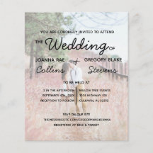 Flyer de Casamento sem Tema, Apenas Orçamento de A
