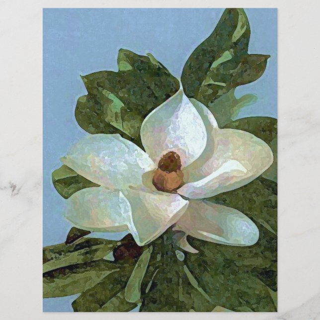 Flyer de Flor Magnolia (Frente)