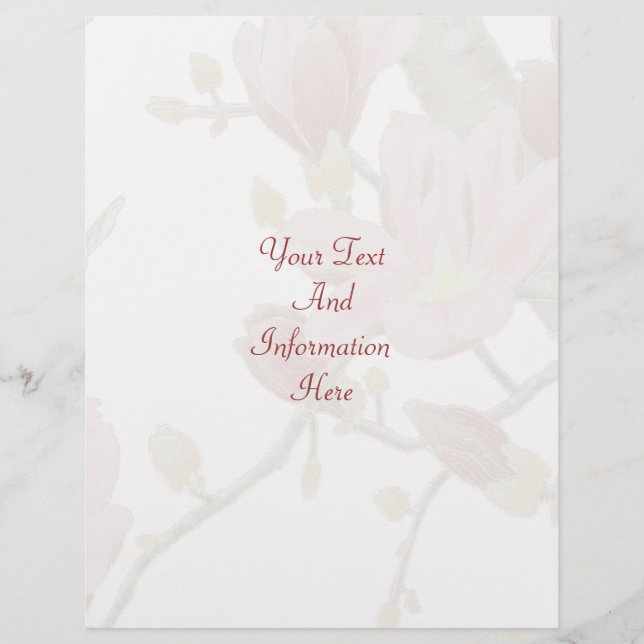 Flyer de Verão asiático (Frente)