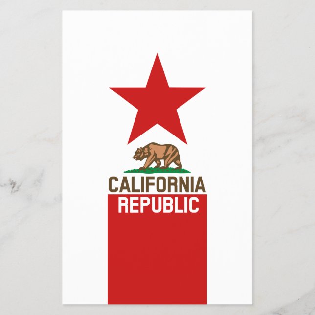 Flyer Decisão de Bandeira da REPÚBLICA CALIFÓRNIA (Frente)