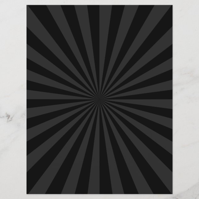 Flyer Decor de Intermitência Preto e Carvões Personaliza (Frente)