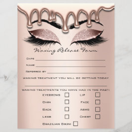 Flyer Depilação de resíduos Formulário 1 de isenção de r