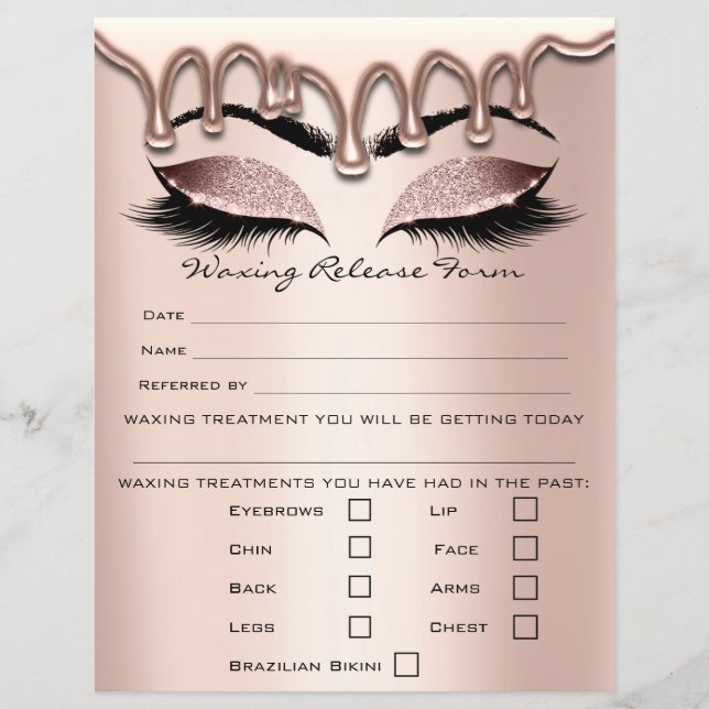 Flyer Depilação de resíduos Formulário 1 de isenção de r (Frente)