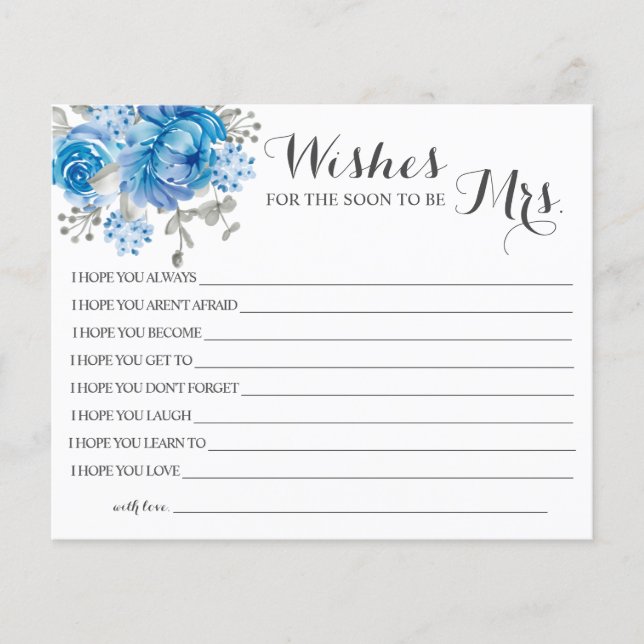 Flyer Deseja que em breve seja a Sra. Chá de panela (Frente)