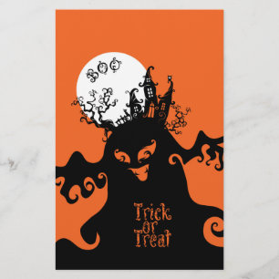 Flyer desenho Boo Trick or Treat