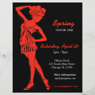 Flyer Desfile de Moda (Firebrick)