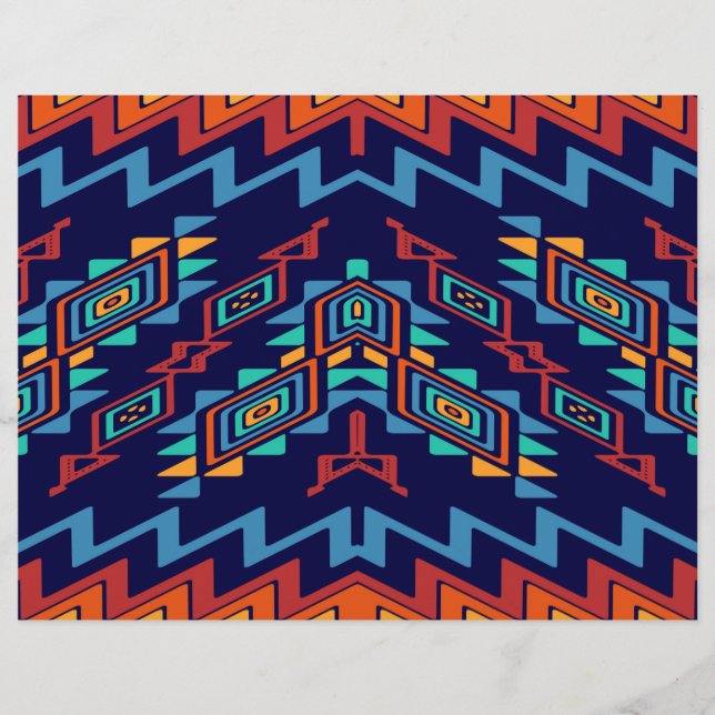 Flyer Design abstrato de formas distorcidas (Frente)