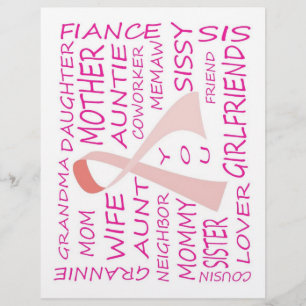 FLYER DESIGN DA FITA DO ROSA DA CONSCIÊNCIA DO CANCRO D