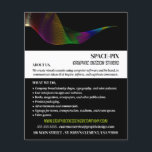 Flyer Design de Arte Gráfica, Anúncio do Designer Gráfic<br><div class="desc">Design De Arte Gráfica,  Folhetos De Publicidade Do Designer Gráfico Na Loja Cartão de visita.</div>