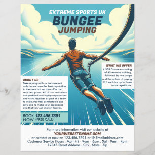 Flyer Design de jumper - Publicidade do curso de saltos 