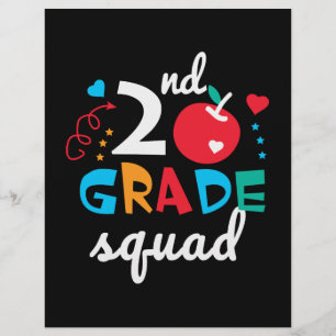 Flyer design de maçã para a escola de segundo
