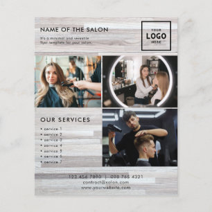 Flyer Design de Marca de Beleza Moderna para Profissiona