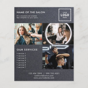 Flyer Design de Marca de Beleza Moderna para Profissiona