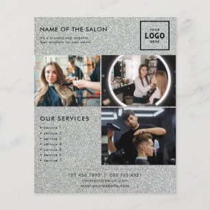 Flyer Design de Marca de Beleza Moderna para Profissiona